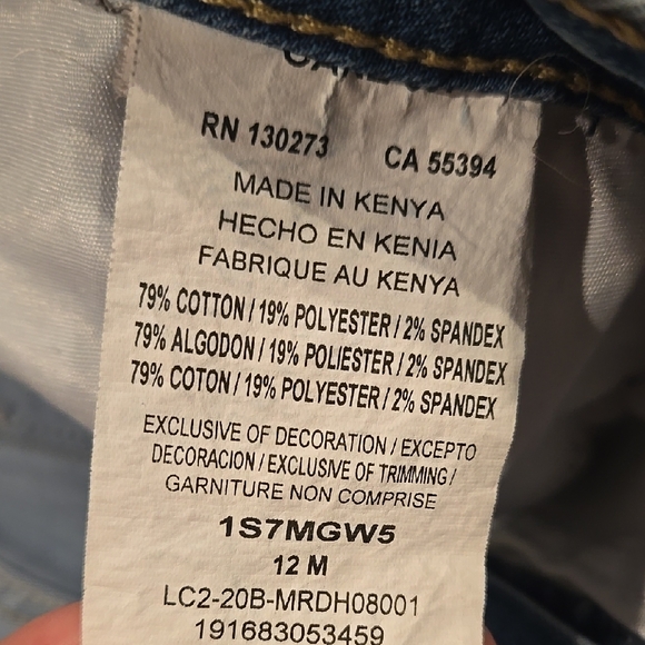 Lee Riders midrise Bermuda shorts size 12M - Picture 2 of 4